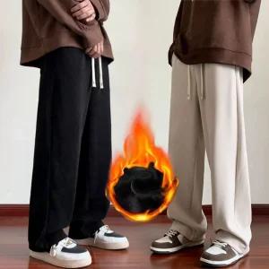 남자 기모 와이드팬츠 코듀로이 플리츠 골덴 통 바지/빅사이즈/슬랙스/방한/골지/스판/코튼/일자/밴드/편한