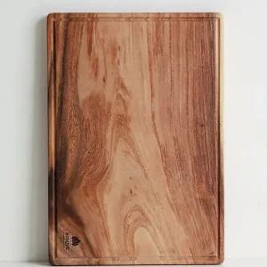 원목 플레이팅 도마 대형 통원목 우드 캠핑용 나무 도마 사각