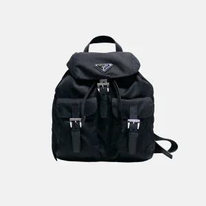 (프라다) 로고 나일론 백팩 스몰(1BZ677)