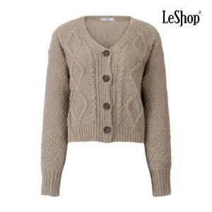 [르샵] 버튼 프런트 피셔 니트 가디건 (BPBKC011A)