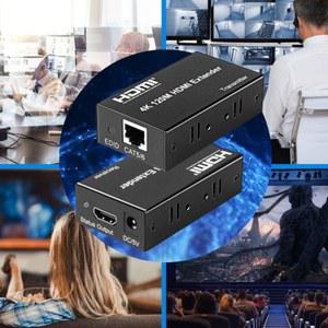 HDMI TO 수신기 120M 젠더 케이블 변환 UTP 컨버터