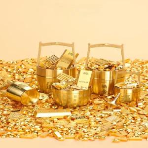 풍수 인테리어 재물운 황금 장식 골드 오브제 금괴 모형 금화 소품 집들이 선물 데스크