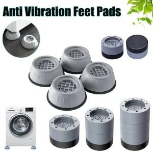 높이조절발 의자 책상 4개 진동 방지 발 패드 매트 미끄럼방지 무소음 세탁기 냉장고 받침대