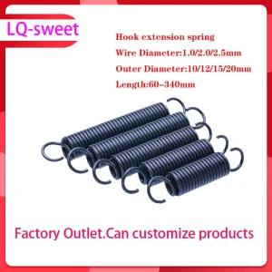 인장스프링 개방 후크 스트레치 풀링 백 코일 스틸 25mm 20mm 10mm