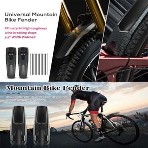 1/2PCS ENLEE 자전거 하드 쉘 펜더 전면 후면 타이어 휠 머드 가드 MTB 사이클링 부품 액세서리