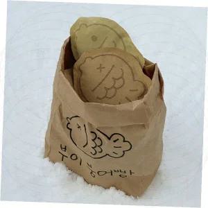 붕어빵 모양 핫팩 손난로 캐릭터 디자인 휴대용 발열 보온용품 겨울 야외활동