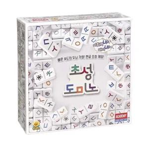 어린이 언어 두뇌발달 놀이 보드게임 초성 도미노/게임/유아/유치원/아동/한글/블럭/블록/선물/쌓기/완구