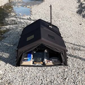 쿠디 에어 텐트 3.6 ㎡ 야외 캠핑용 6-8인용 편안하고 따뜻한 방수 캔버스 퀵 셋업 모델