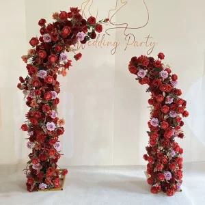 웨딩아치 조화 웨딩꽃장식 부케 묶음 실크플라워