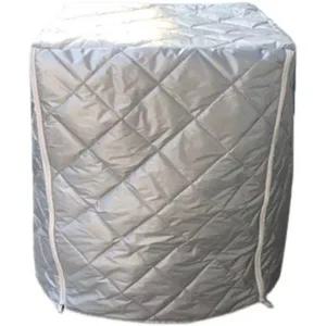 프리미엄 보온재 방진 세탁기 커버 건조기 겨울 방한 옥스포드 실버 두꺼운 면 안감 참고