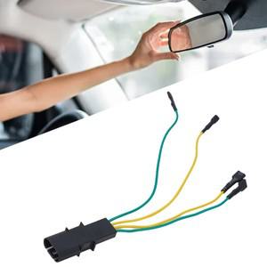 용접봉BMW 호환 E70 LCI X6 E71 E72 2008-2013용 1x 4핀 후방 미러 히팅 케이블 와이어 전기 윙 자동차 부