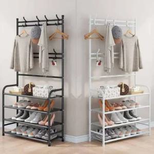 [라일리생활건강] Rly 옷 정리 랙 4단 원룸행거 자취방행거 간이옷장