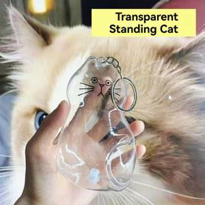 크리스마스오르골 대형 고양이 키체인 펜던트 보관 박스 배낭 가방 애완 키링 동물 기념품