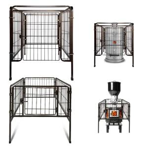 유진 고급형 화목 난로 안전망 펠렛 겸용 보호망 가드 펜스