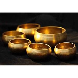 막대기 송발 수제 8cm 구리 청동 힐링 15cm 나무 그릇 요가종 네팔 명상