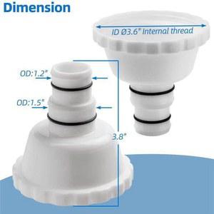 여름 파도용 새 진공 어댑터 RP/RX 스키머 필터 시스템의 1.5인치 연결-지상 수영장 어댑터용