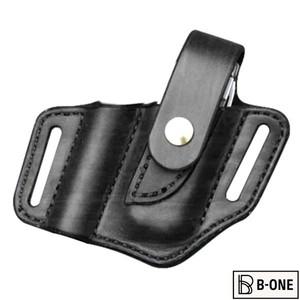 다기능 PU 가죽 시스 허리 홀스터 벨트 루프 정리함 파우치, 라이터 손전등 도구용 보관 포켓 백