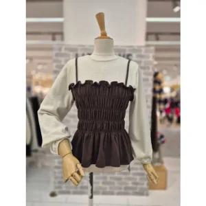 [갤러리아] [레코브] 스모킹레이어드블라우(LC31F1BL502X)