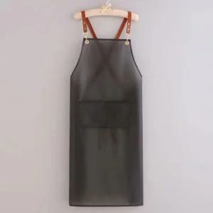 장가드 반투명 방수 앞치마 블랙/어린이집/빅사이즈/미술/가운/작업용/교사/작업/미술용/공방/작업복/주머