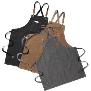 카페 바리스타 앞치마 서빙 공방 에이프런 미술용/미술/작업용/어린이집/교사/작업/작업복/주머니/심플