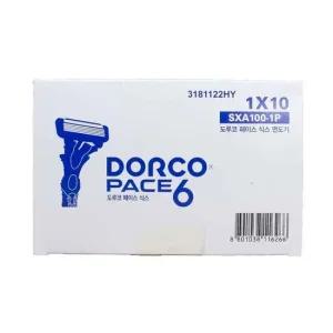 도루코 페이스 식스 6중날 일회용 면도기 10개 면도 수염 털 대용량 업소 모텔 목욕탕