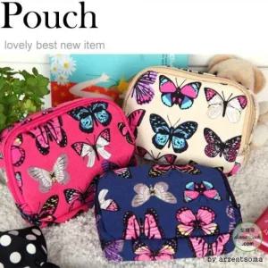 파우치 여성 필수품 나비 생리대 파우치 소품 여우창
