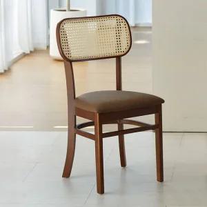 베스트리빙 버터 라탄 원목의자 1개