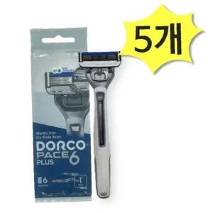 도루코 페이스6플러스 6중날 휴대용면도기 x 5개