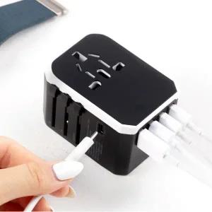 [롯데백화점]브라이튼 브라이튼 여행용멀티어댑터 콘센트 C타입 돼지코 305A