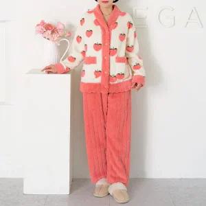 [엄마옷 로즈맘] 상몬수면홈웨어상하세트