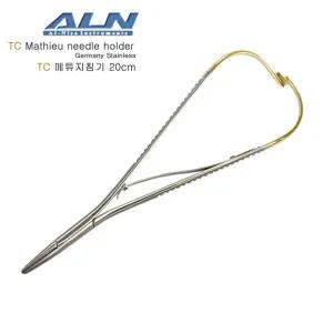 ALN 금장 매튜니들홀더 20cm 매튜지침기/톱니형태 손바닥 잠금/TC Mathiew NeedleHolder