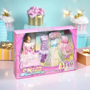 공주미미의 드레스 미미인형 공주옷 구체관절 드래스 인형 입히기 역할놀이 코디놀이 장난감