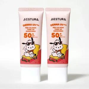 에스트라 더마 유브이365 레드진정 톤업 선크림 40ml 2개