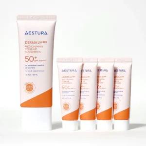 에스트라 더마 유브이365 레드진정 톤업 선크림 40ml+40ml