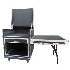 음향 렉케이스 콘솔 트롤리 이동식 오디오 믹서 앰프