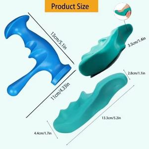 휴대용 마사지 엄지 손가락 압력 프레스 트리거 포인트 전신 발 뒤 수동 도구 깊은 휴식 피로 완화