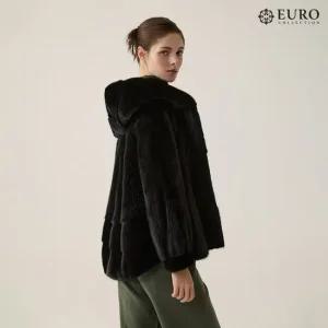 [최초가 1 990 000원]사가 휘메일 풀스킨 밍크 더블후드 코트