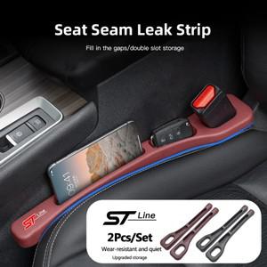 자동차 로고 시트 갭 필러 누출 방지 보관 스트립 액세서리 포드 호환 머스탱 포커스 레인저 익스플로러 피