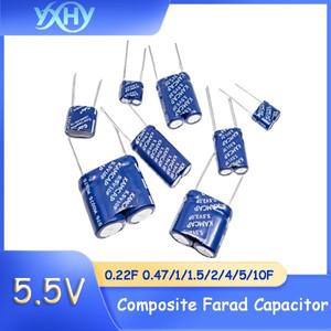 1개 패러드 커패시터 5.5V 0.22F 0.47/1/1.5/2/4/5/10F 결합형  제품