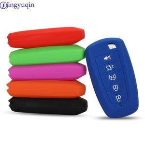 Jingyuqin 원격 5 버튼 포드 호환 퓨전 머스탱 익스플로러 F-150 2017 스킨 홀더