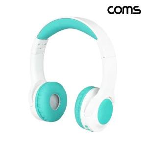 Coms 나비 어린이용 무선 헤드셋 NV196-CHD2G 화이트 헤드폰 용헤드폰