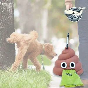[골드스마일]강아지 배변 봉투 홀더 귀여운 디자인 실용적 똥봉지