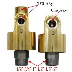 커넥터360 로터리 조인트 워터 에어 오일 스위블 커플링 스프레이 범용 커넥터 황동 회전 유니온 1/2 인치