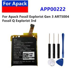 APP00222 Apack Fossil Explorist Gen 3 ART5004 Q 3세대 스마트 시계 3.8V 370mAh + 도구용 배터리