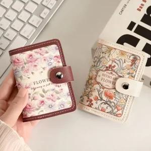 [룽스]유화풍 버스카드지갑 플로럴 카드 지갑