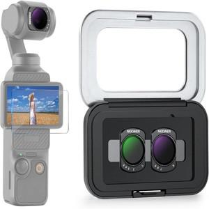 NEEWER 가변 ND 필터 세트  오스모 포켓 3용 자석식 & 중성 밀도 액션 카메라 렌즈