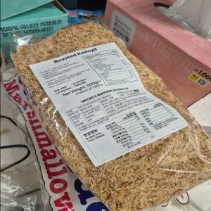 볶은 카다이프면 500g,(2개) 구운 드라이 터키 바삭 쿠나파 두바이 초콜릿 케이크 쿠키