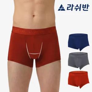 [라쉬반 스탠다드] H분리 나무소재 남성팬티 컴포트 코어 3종