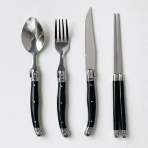 소소낫 라귀올 양식기 커트러리 수저 디너 세트 블랙