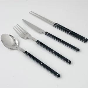 소소낫 커트러리 양식기 수저 디너 4종 세트 블랙